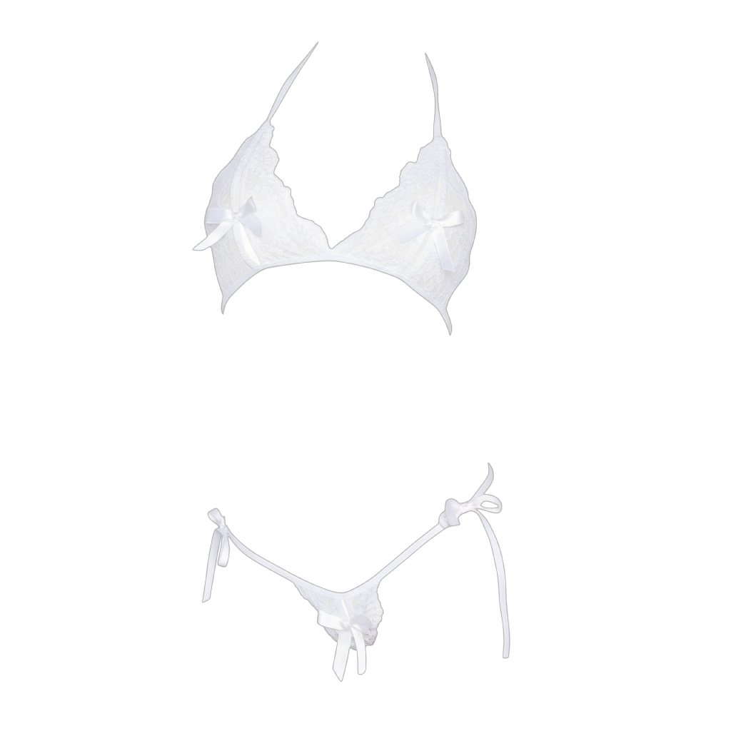 Adjustable Lace Lingerie Set – Sexy Two-Piece for Irresistible Moments CON32