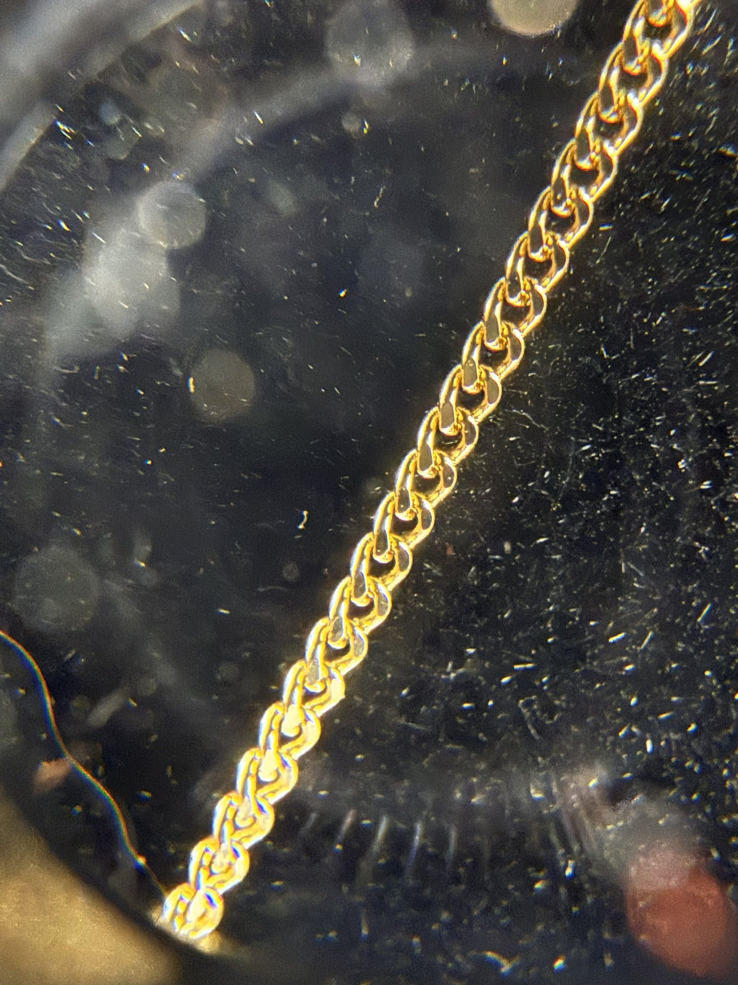 18K Italian Gold Mini Cuban Link Chain - 20" (2.20g)