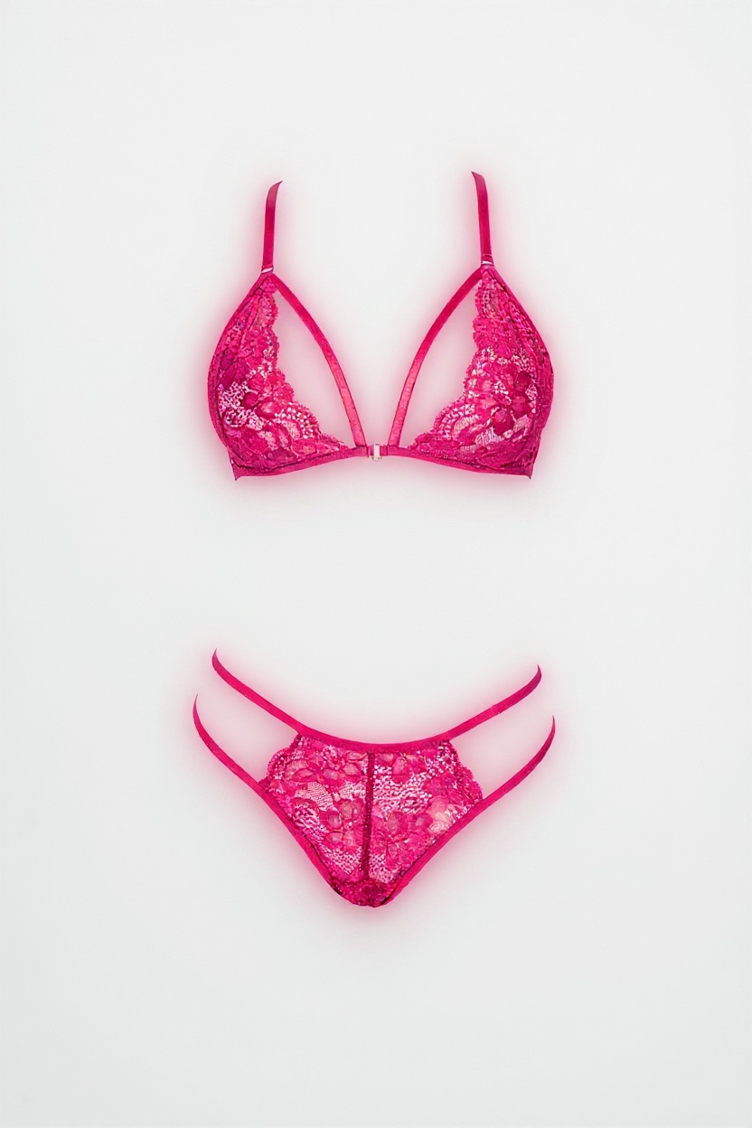 Strappy Lace Lingerie Set – Sensual Elegance in Every Detail CON86