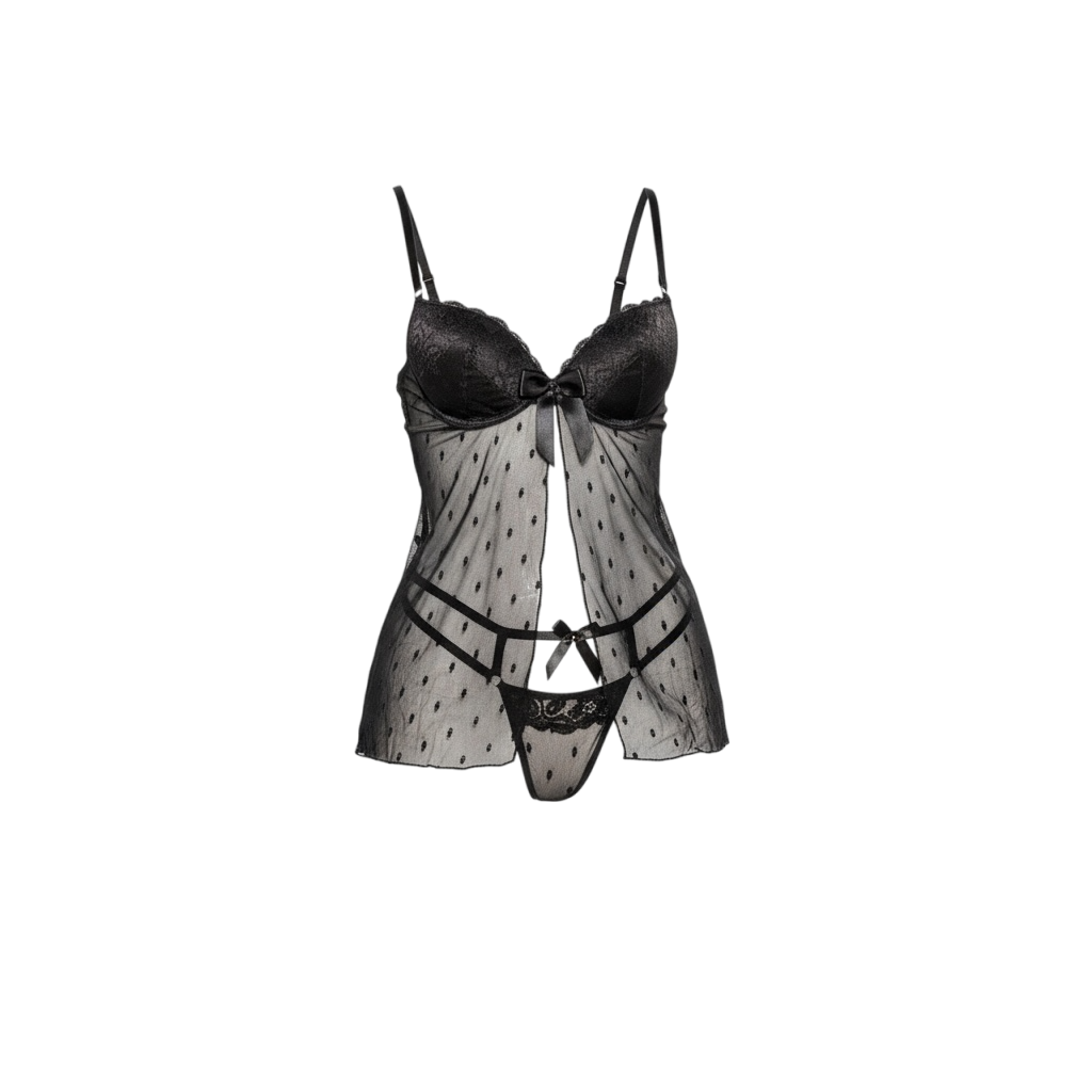 Sheer Lace Babydoll – Sexy Lingerie for Nights of Seduction and Confidence BCL11