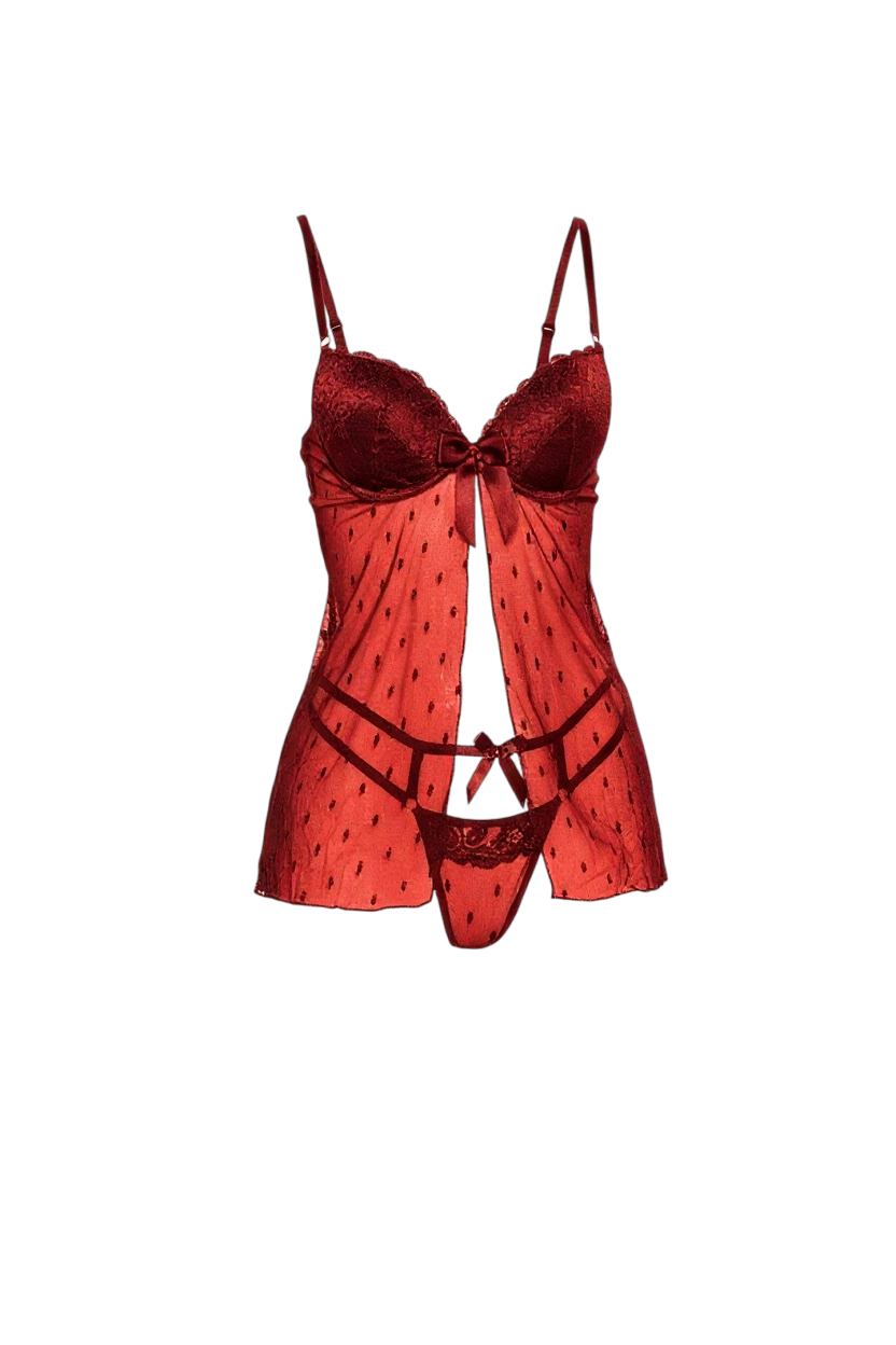 Sheer Lace Babydoll – Sexy Lingerie for Nights of Seduction and Confidence BCL11